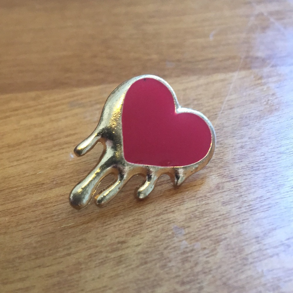 FREE Melting Heart Enamel Pin